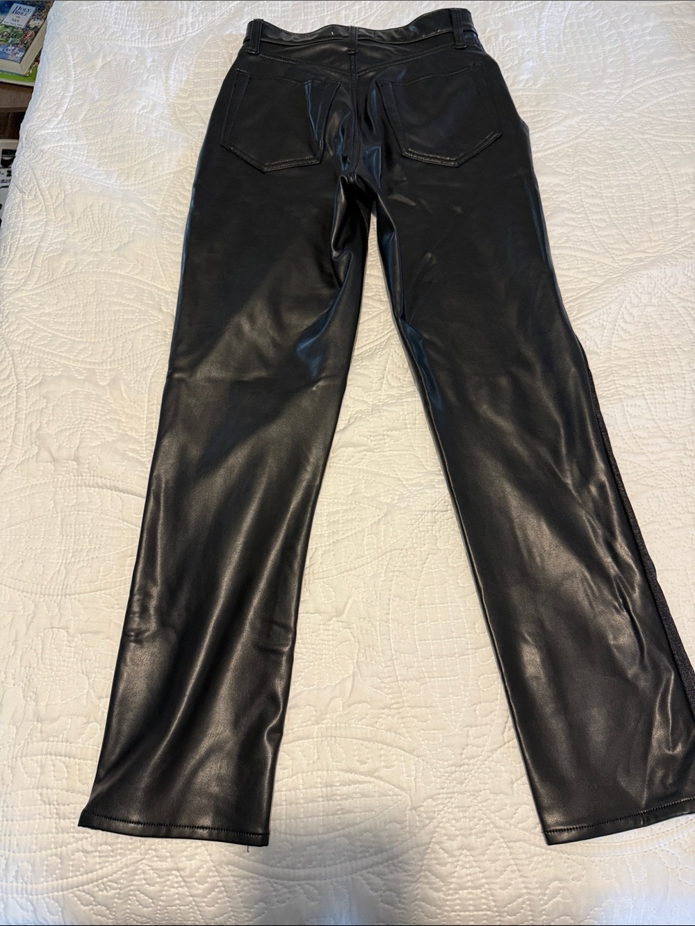 Abercrombie & Fitch Black Ankle Straight Ultra High Rise Jeans LONG - Picture 3 of 3